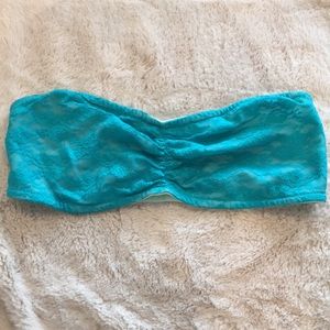 “Pink” Victoria Secret lace bandeau NWOT